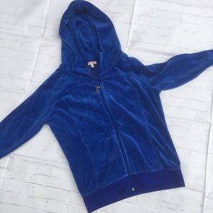 Juicy Couture Velour Zip Up Hoodie